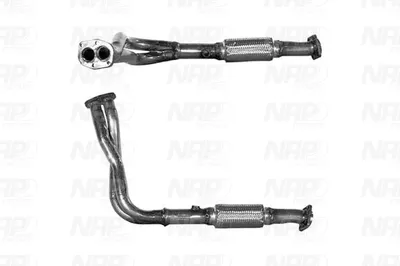 Tubo de escape Fiat TEMPRA · Fiat TEMPRA S.W. · Fiat TIPO