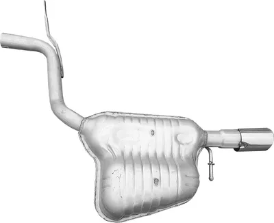 Silenciador posterior Audi A6 C6 · Audi A6 C6 Avant