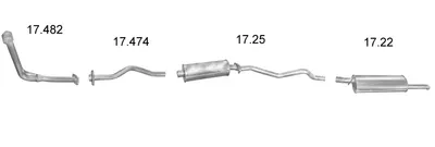 Sistema de gases de escape EDEX 1256