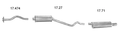 Sistema de gases de escape EDEX 1289