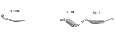 Sistema de gases de escape Vw JETTA II