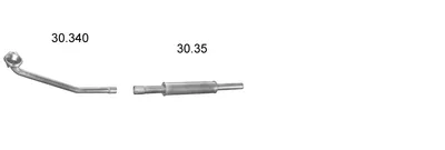 Sistema de gases de escape Vw GOLF II · Vw JETTA II