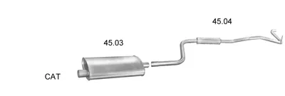 Sistema de gases de escape Chrysler VOYAGER II
