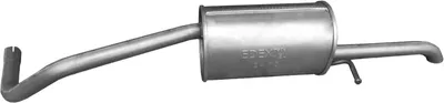 Silenciador posterior Skoda FABIA II Combi · Seat CORDOBA · Skoda FABIA I Saloon