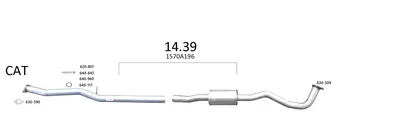 Sistema de gases de escape EDEX 3521