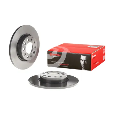 Bremsscheibe hinten beschichtet voll 278 Ø Brembo