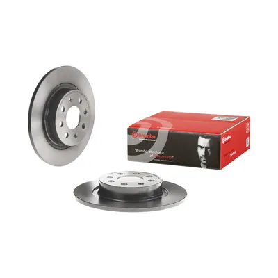 Bremsscheibe hinten beschichtet voll Ø 264 mm Brembo