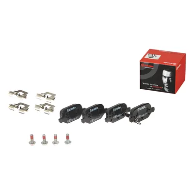 Bremsklötze hinten Brembo mit Zubehör