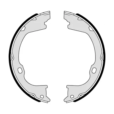 Handbremsbackensatz