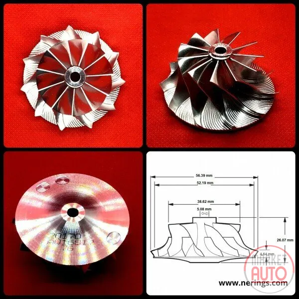 Turbocharger new 4-6 cylinder LHD (Stage-2 Hybrid)-LVN