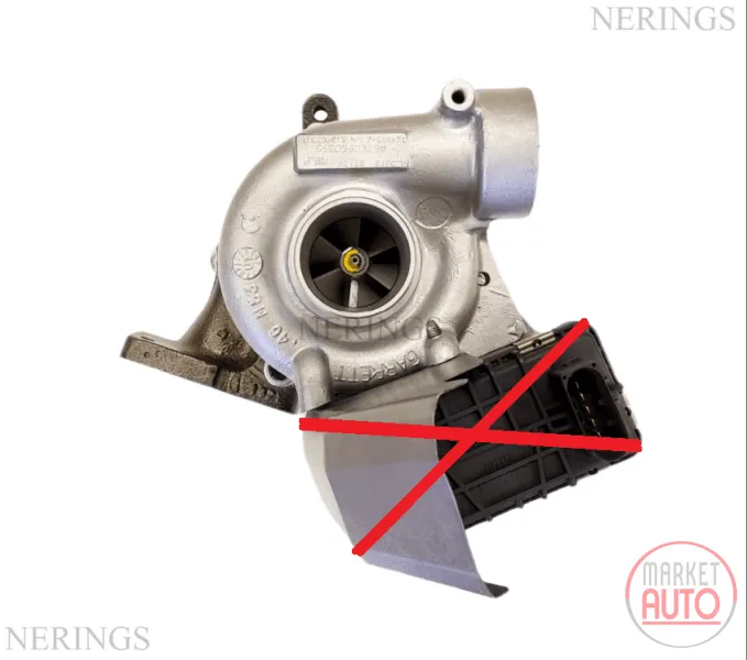 Turbocharger restored (without electronics (GARRETT-RIGHT SIDE)