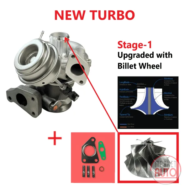 Turbocharger Upgrade Stage-1 (Garrett)-PLS